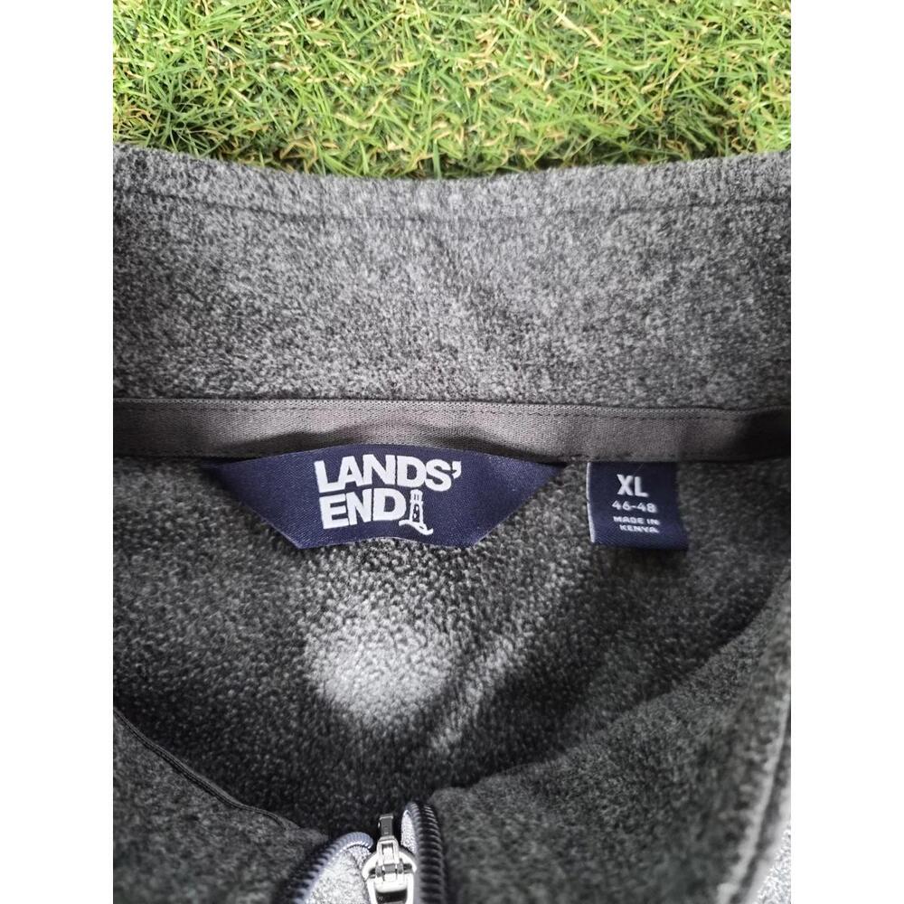 Lands End Grey Sweater Vest Size Xl - Picture 3 of 4